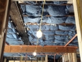 Blue jean insulation in the ceilings.