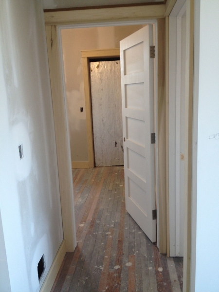 New doors separate the rooms