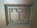 Paneling from original front door