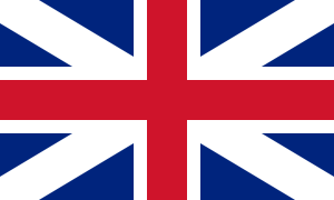 The British Union Jack Flag as it appeared in the late 18th century over Detroit.
