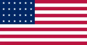 The 24-star U.S. Flag (1822-1836