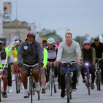 Detroiters ride their bikes year round. Photo Credit: autoblog.com