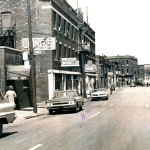 The El Moore is located in the historic Cass Corridor neighborhood in Midtown Detroit. This is a picture of the Cass Corridor circa 1960s; credit to detroityes.com