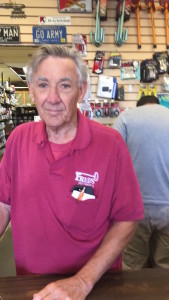 Fred Knoche, founder and owner of Fred's Key Shop, located in the Cass Corridor since 1962.