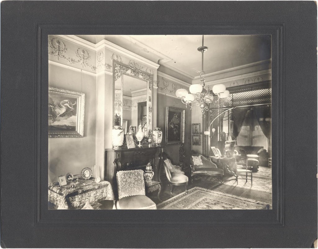 Traditional Victorian parlor.